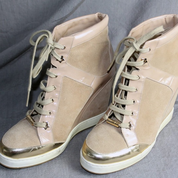 Jimmy Choo Shoes - Jimmy Choo wedge high top sneakers